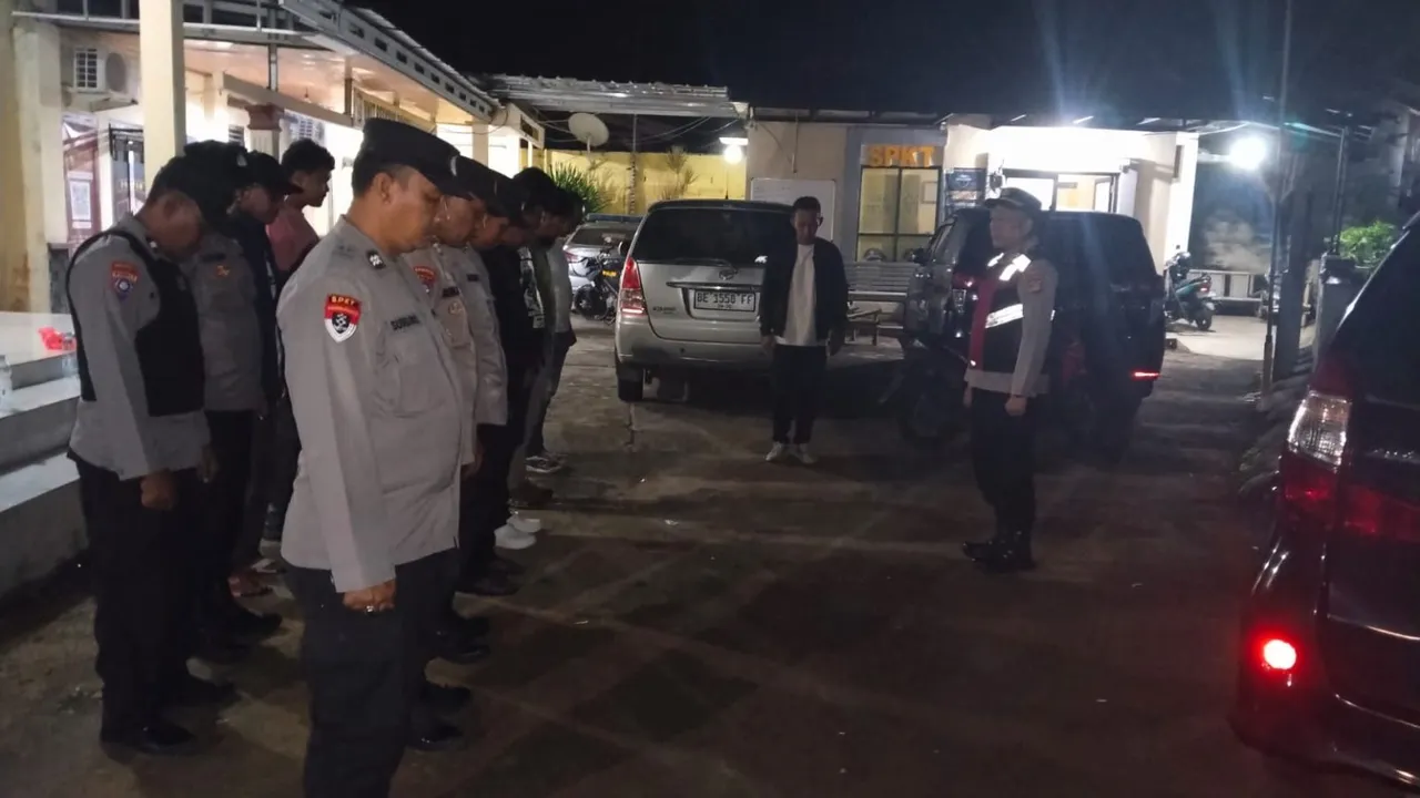 Polres Lampung Timur Bersama Polsek Batanghari Gelar Patroli “Janji Jaga” Antisipasi C3