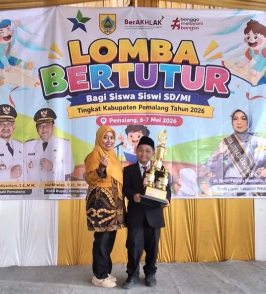 Athannafis Al Latif Harumkan SDN 01 Karangtengah di Lomba Bertutur Pemalang 2026