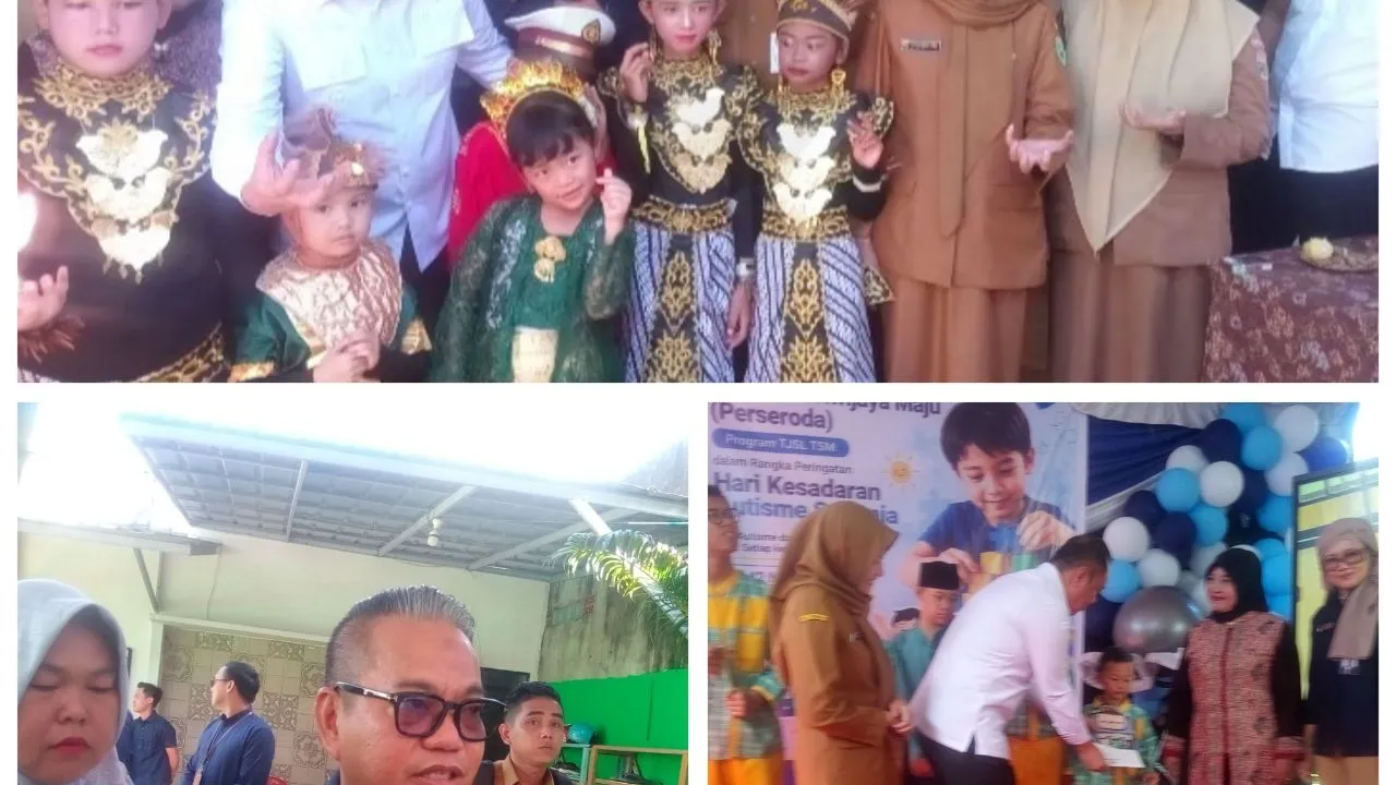 TSM Serahkan Bantuan Sosial Untuk Anak Autis Guna Dukung Peran Pendidikan Di Sumsel